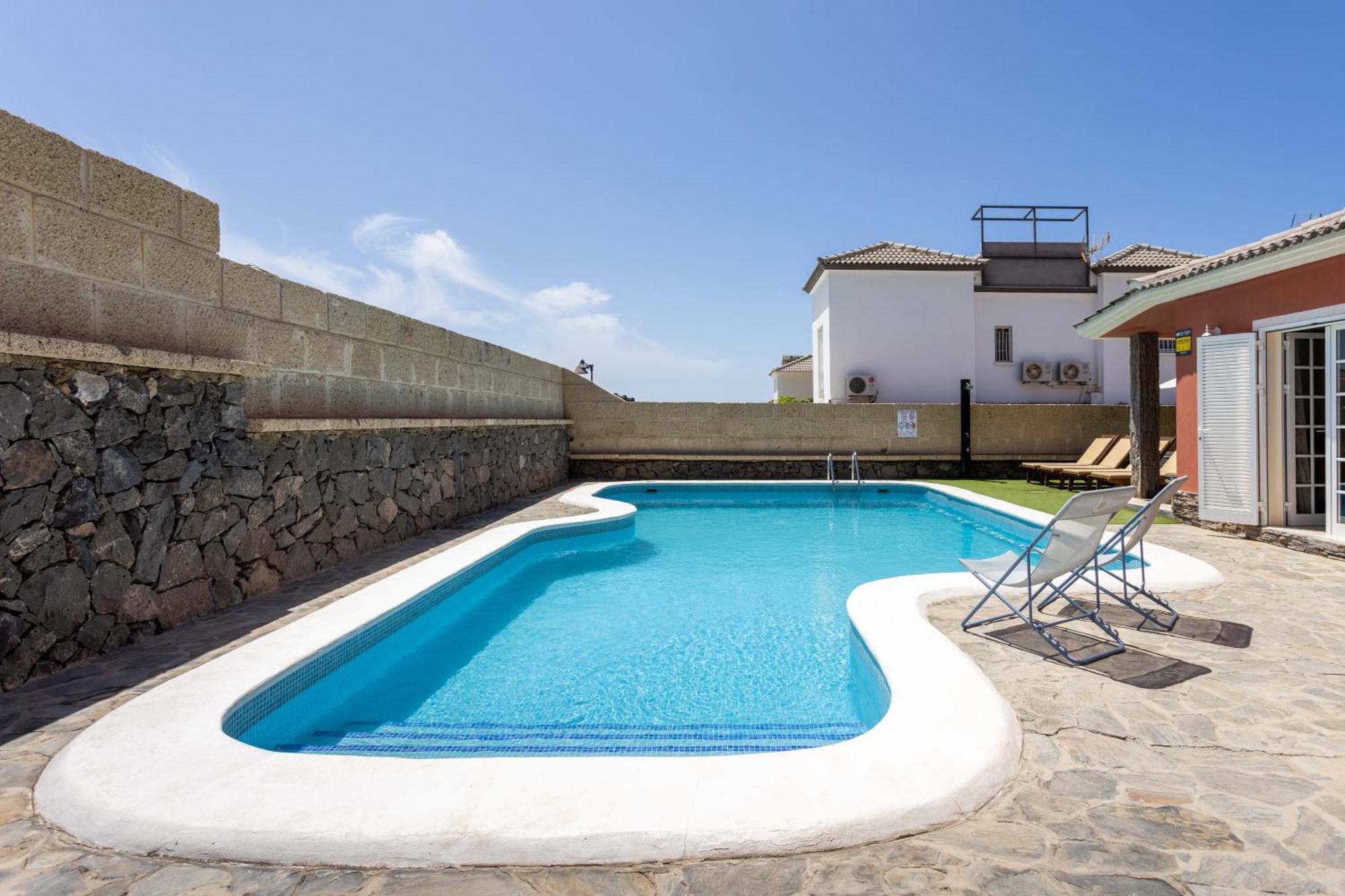 Villa Chloe Costa Adeje Tenerifesummervillas Giant Private Pool 11 Meters Long Εξωτερικό φωτογραφία