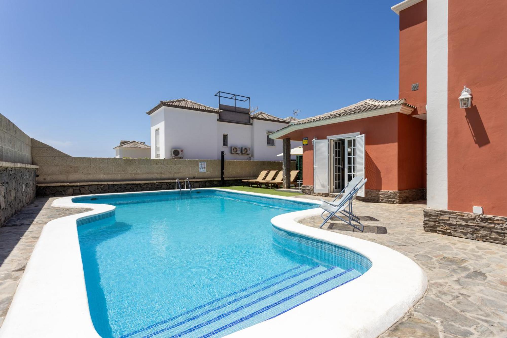 Villa Chloe Costa Adeje Tenerifesummervillas Giant Private Pool 11 Meters Long Εξωτερικό φωτογραφία