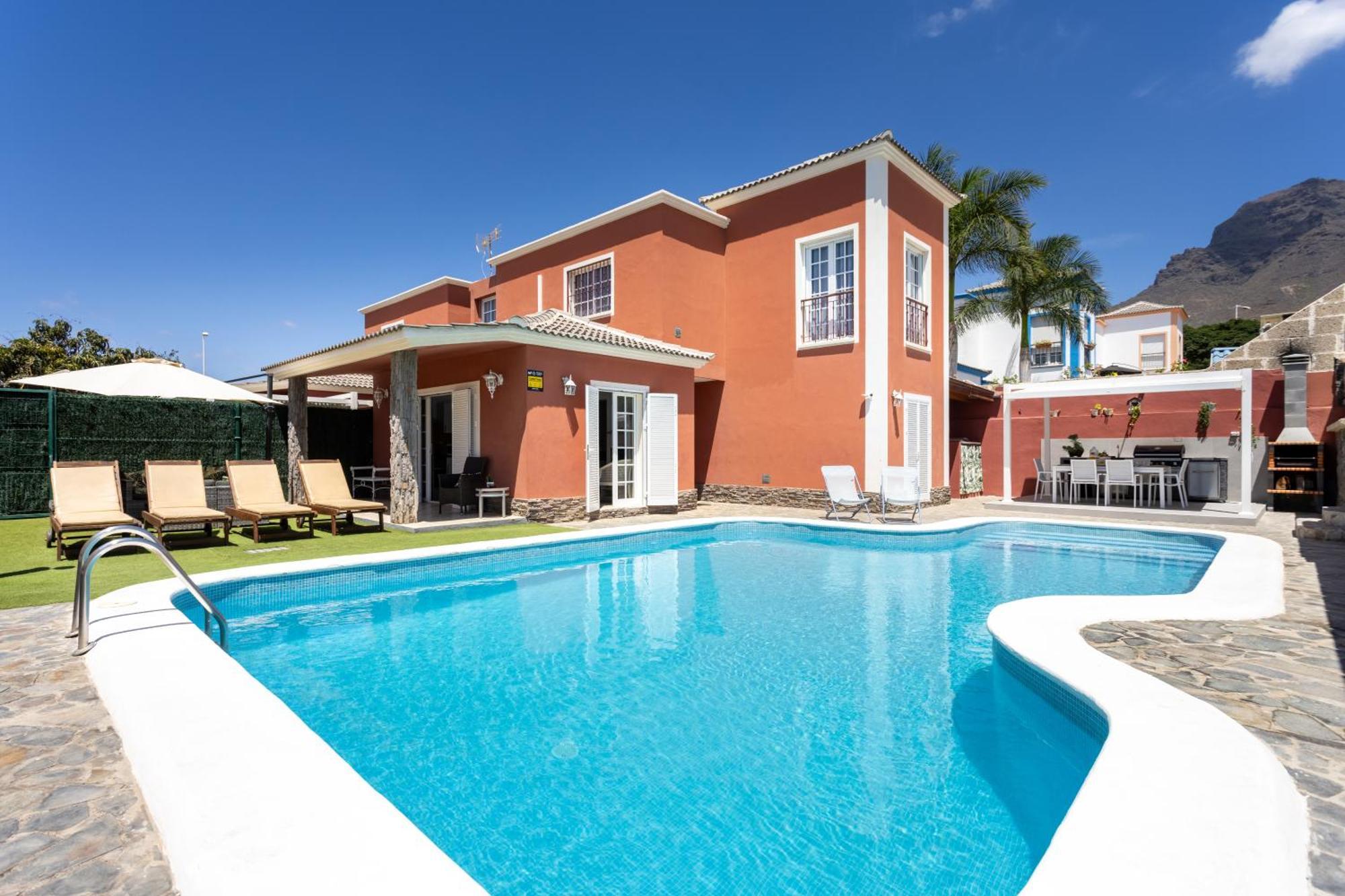 Villa Chloe Costa Adeje Tenerifesummervillas Giant Private Pool 11 Meters Long Εξωτερικό φωτογραφία
